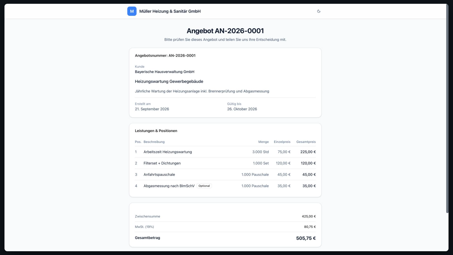 ManoPlan Tutorial – Das Online-Angebot für Kunden
