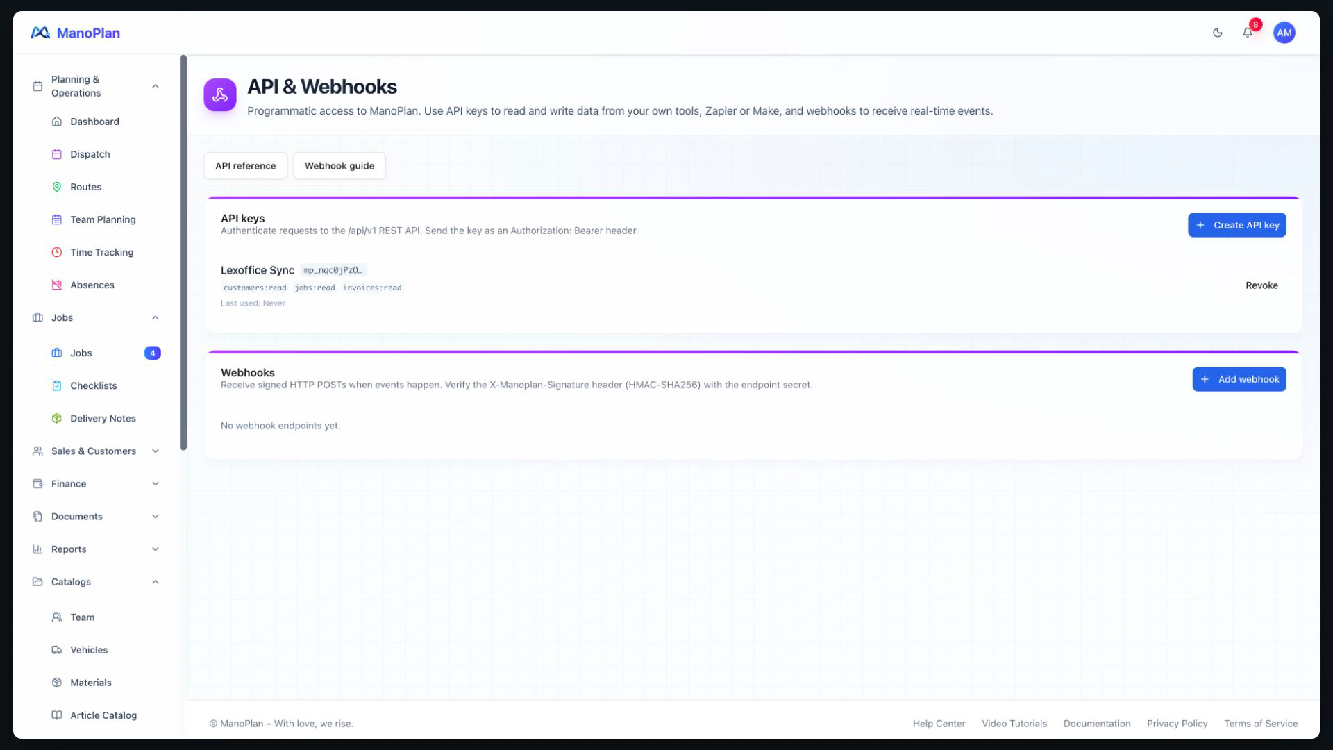 ManoPlan for Large Organisations
