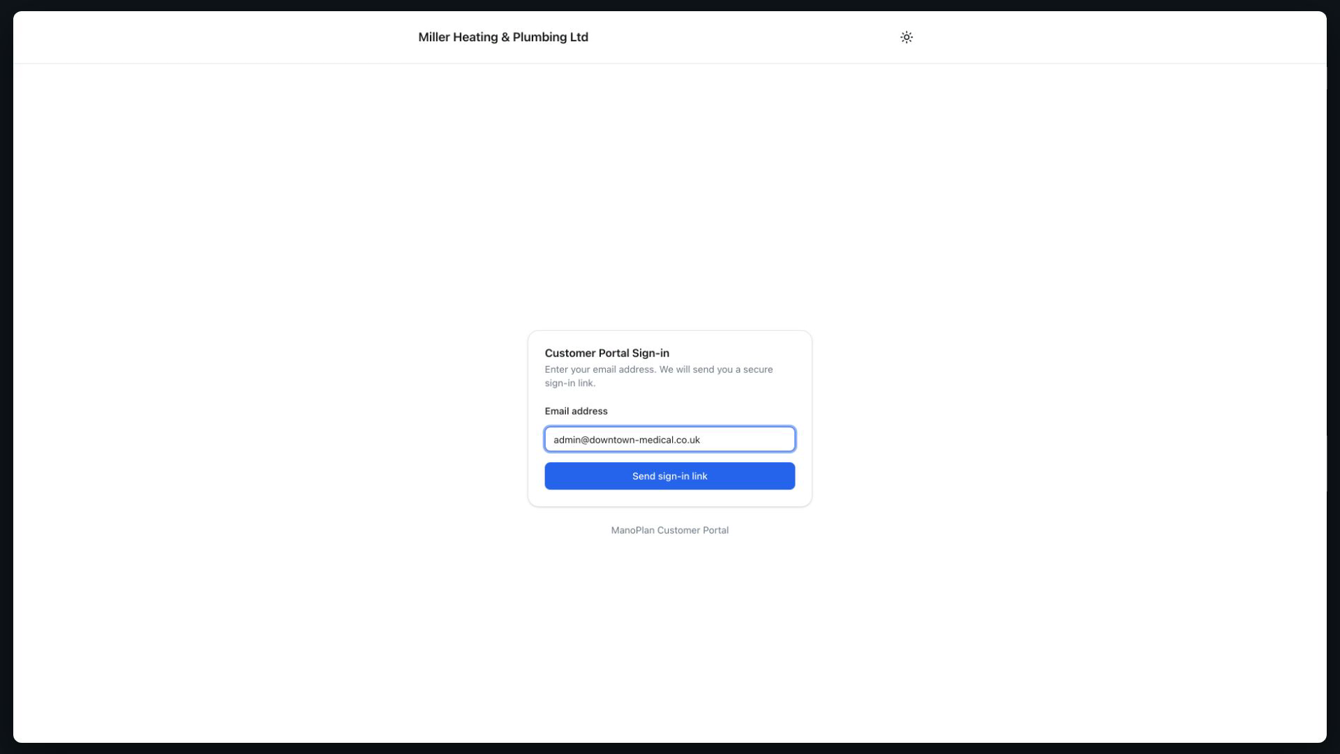 ManoPlan in 30 Seconds – Customer Portal