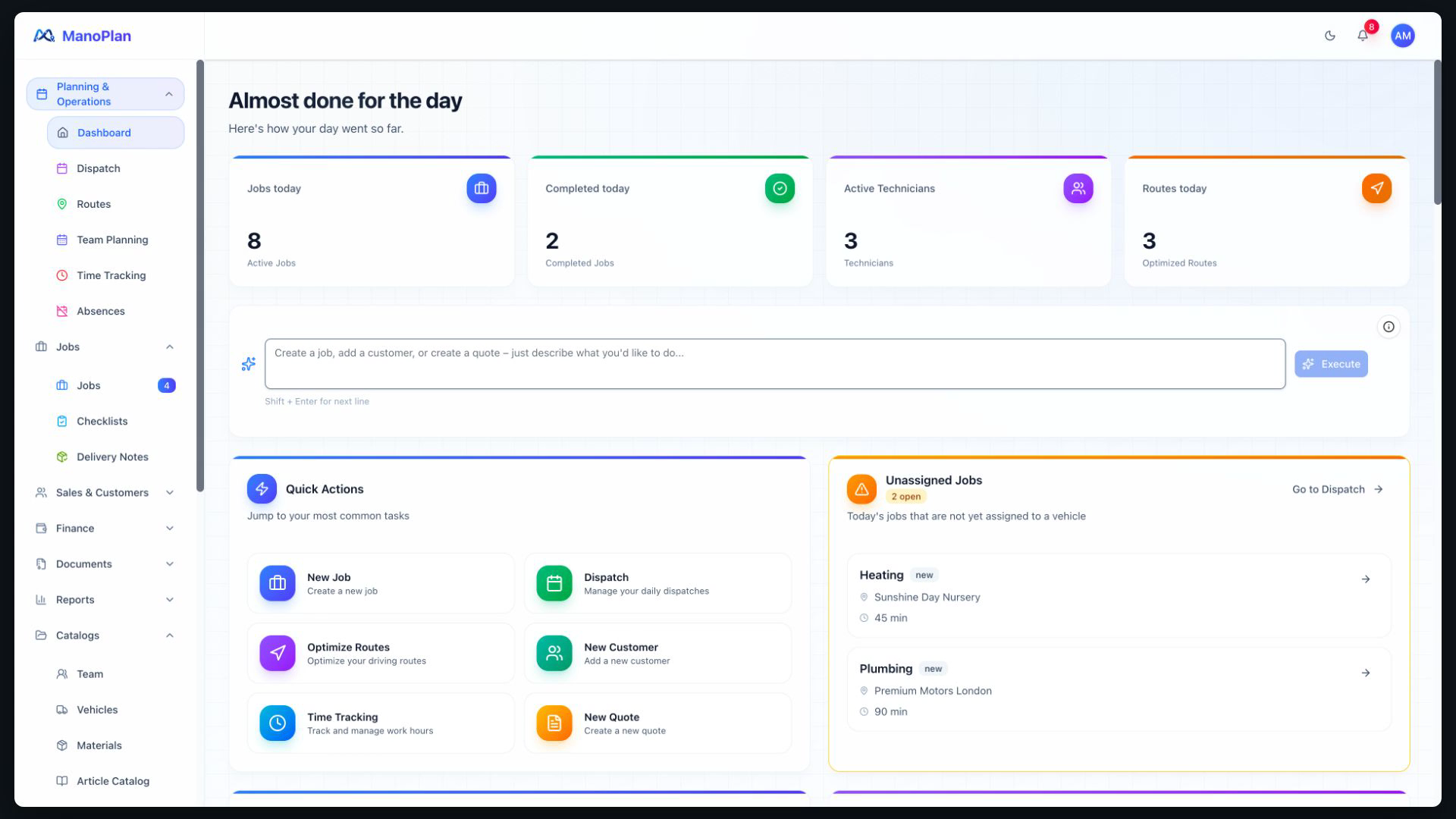 ManoPlan Workflow – Quick Start for the Office