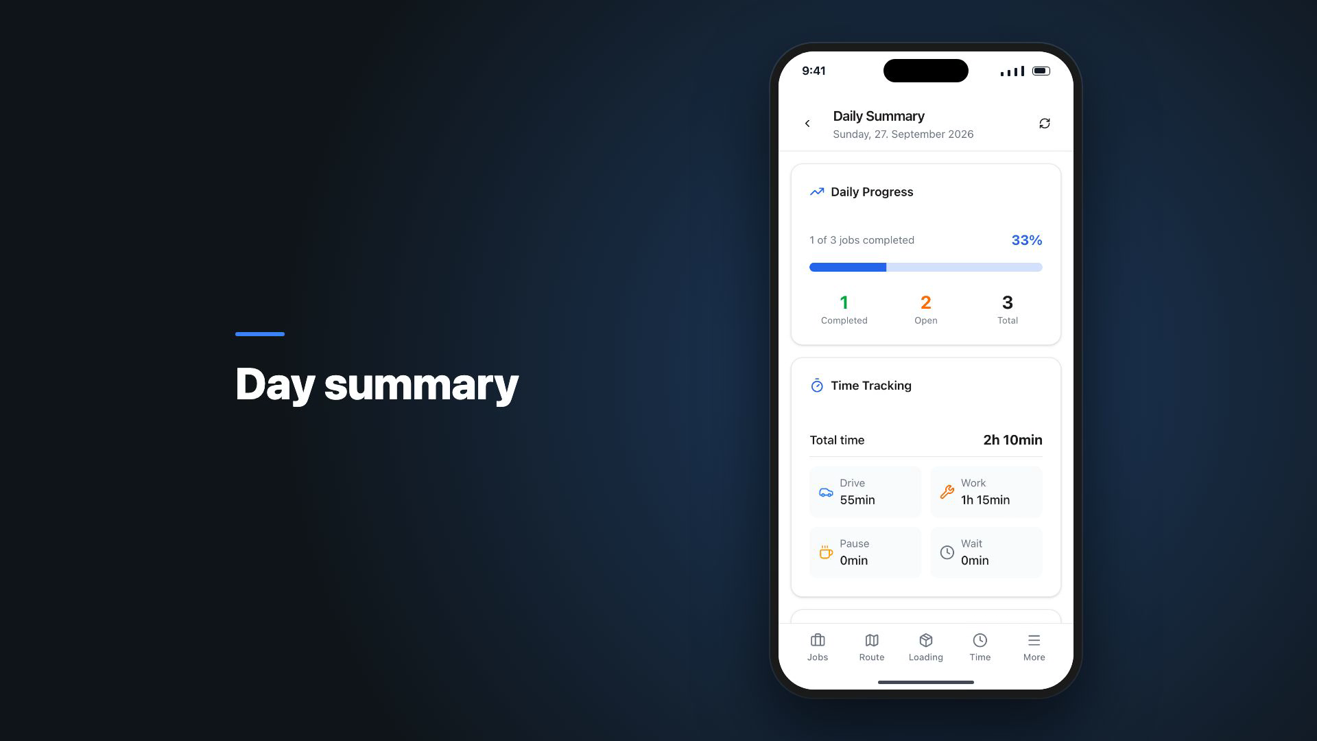 ManoPlan Workflow – Wrapping Up the Day in the App